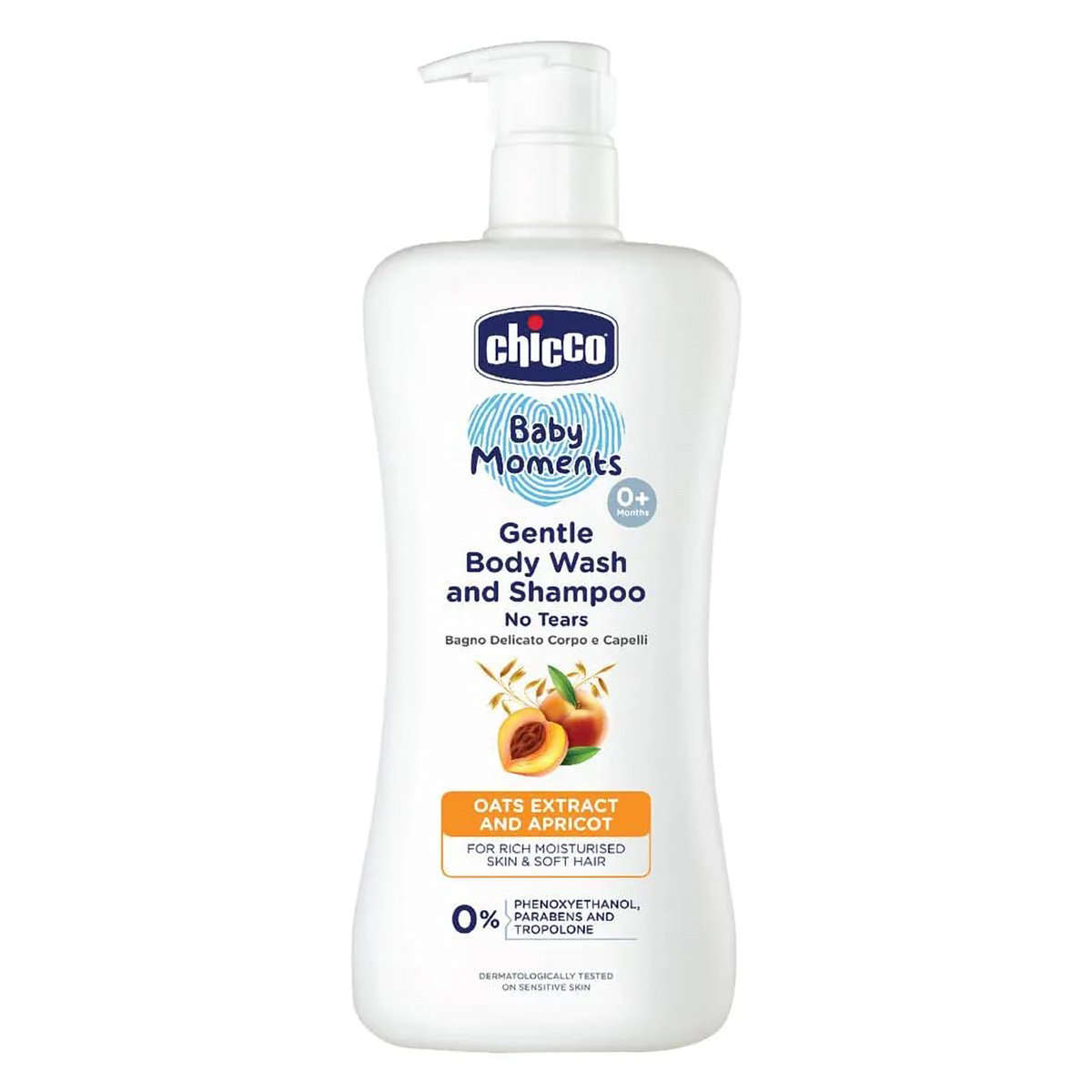 Chicco Baby Moments Gentle Body Wash & Shampoo, 500 ml, Pack of 1 Chicco Baby Moments Gentle Body Wash & Shampoo, 500 ml, Pack of 1