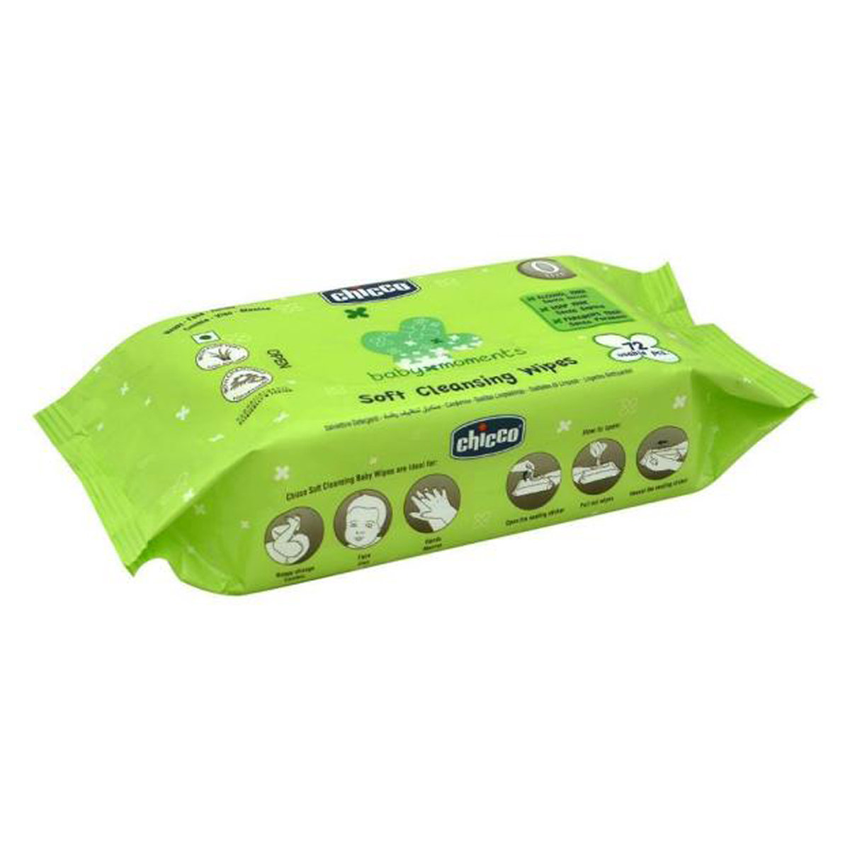 Chicco Baby Moments Soft Cleansing Wipes, 72 Count, Pack of 1 Chicco Baby Moments Soft Cleansing Wipes, 72 Count, Pack of 1