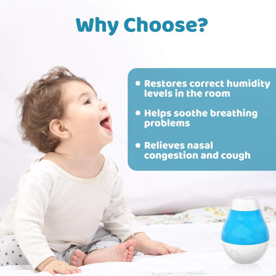 Chicco Respira Sano Humi Ambient Humidifier, 1 Count, Pack of 1 Chicco Respira Sano Humi Ambient Humidifier, 1 Count, Pack of 1