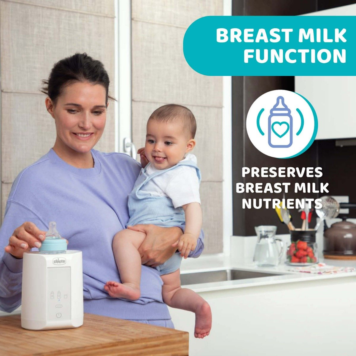 Chicco Home-Travel Bottle Warmer, 1 Count, Pack of 1 Chicco Home-Travel Bottle Warmer, 1 Count, Pack of 1