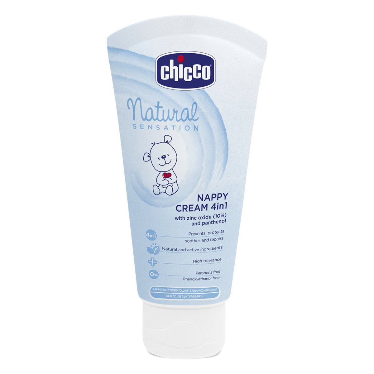 Chicco Natural Sensation 4 in 1 Nappy Cream, 100 ml, Pack of 1 Chicco Natural Sensation 4 in 1 Nappy Cream, 100 ml, Pack of 1