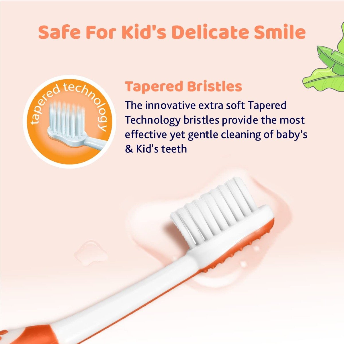 Chicco Extrasoft Orange Toothbrush for 3-8 Year Kids, 1 Count, Pack of 1 Chicco Extrasoft Orange Toothbrush for 3-8 Year Kids, 1 Count, Pack of 1
