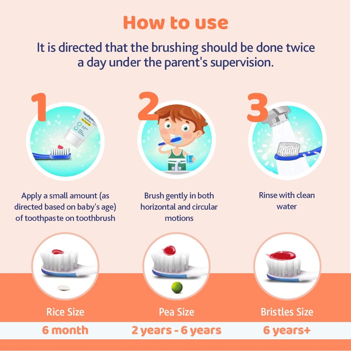 Chicco Extrasoft Orange Toothbrush for 3-8 Year Kids, 1 Count, Pack of 1 Chicco Extrasoft Orange Toothbrush for 3-8 Year Kids, 1 Count, Pack of 1