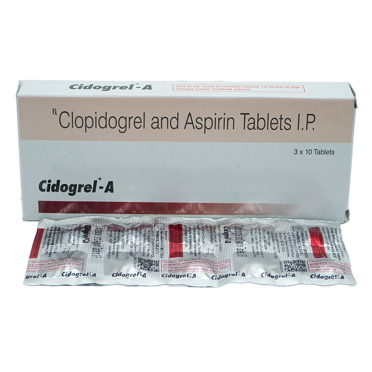 CIDOGREL A TABLET, Pack of 10 TABLETS CIDOGREL A TABLET, Pack of 10 TABLETS