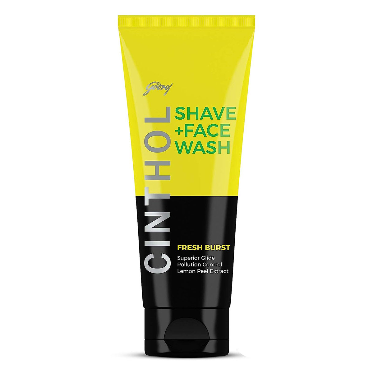 Cinthol Shave + Face Wash Fresh Burst 100 gm | Lemon Peel Extract | Removes Dark Spots | For Pollution Control | Dual Cleansing System, Pack of 1 Cinthol Shave + Face Wash Fresh Burst 100 gm | Lemon Peel Extract | Removes Dark Spots | For Pollution Control | Dual Cleansing System, Pack of 1