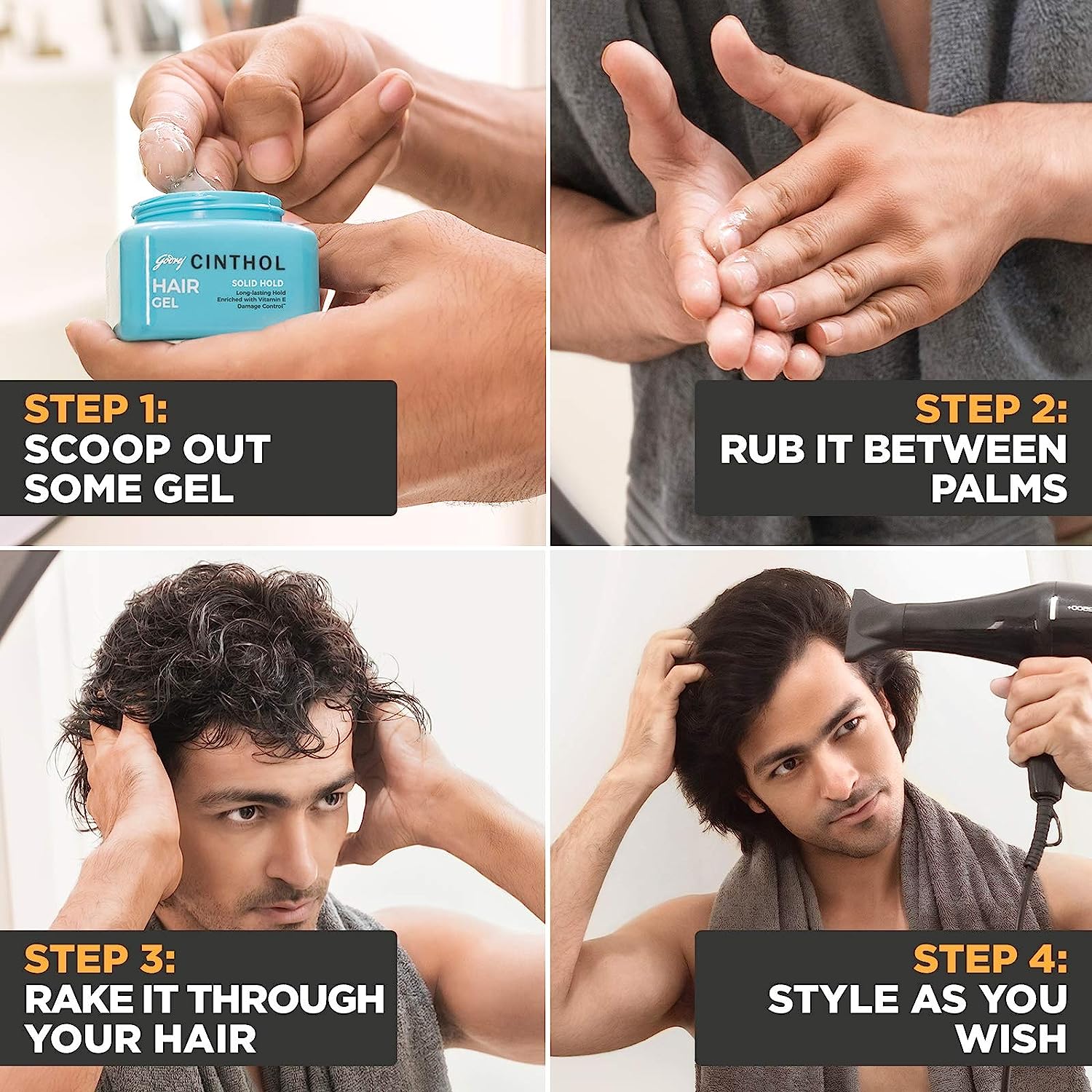 Cinthol Wet Hold Hair Gel, 100 gm, Pack of 1 Cinthol Wet Hold Hair Gel, 100 gm, Pack of 1