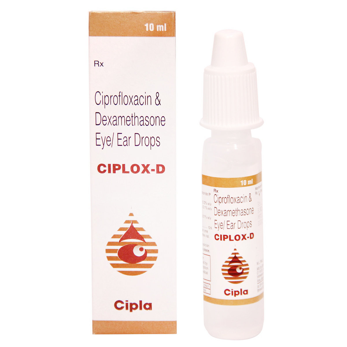 Ciplox-D Eye/Ear Drops 10 ml, Pack of 1 EYE/EAR DROPS Ciplox-D Eye/Ear Drops 10 ml, Pack of 1 EYE/EAR DROPS
