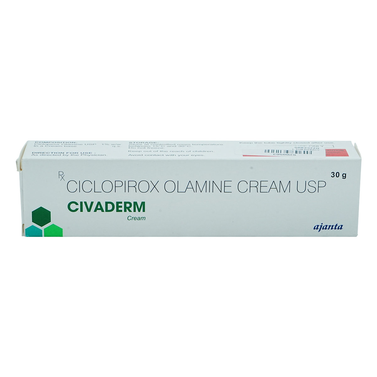 Civaderm 1% Cream 30 gm, Pack of 1 Cream Civaderm 1% Cream 30 gm, Pack of 1 Cream