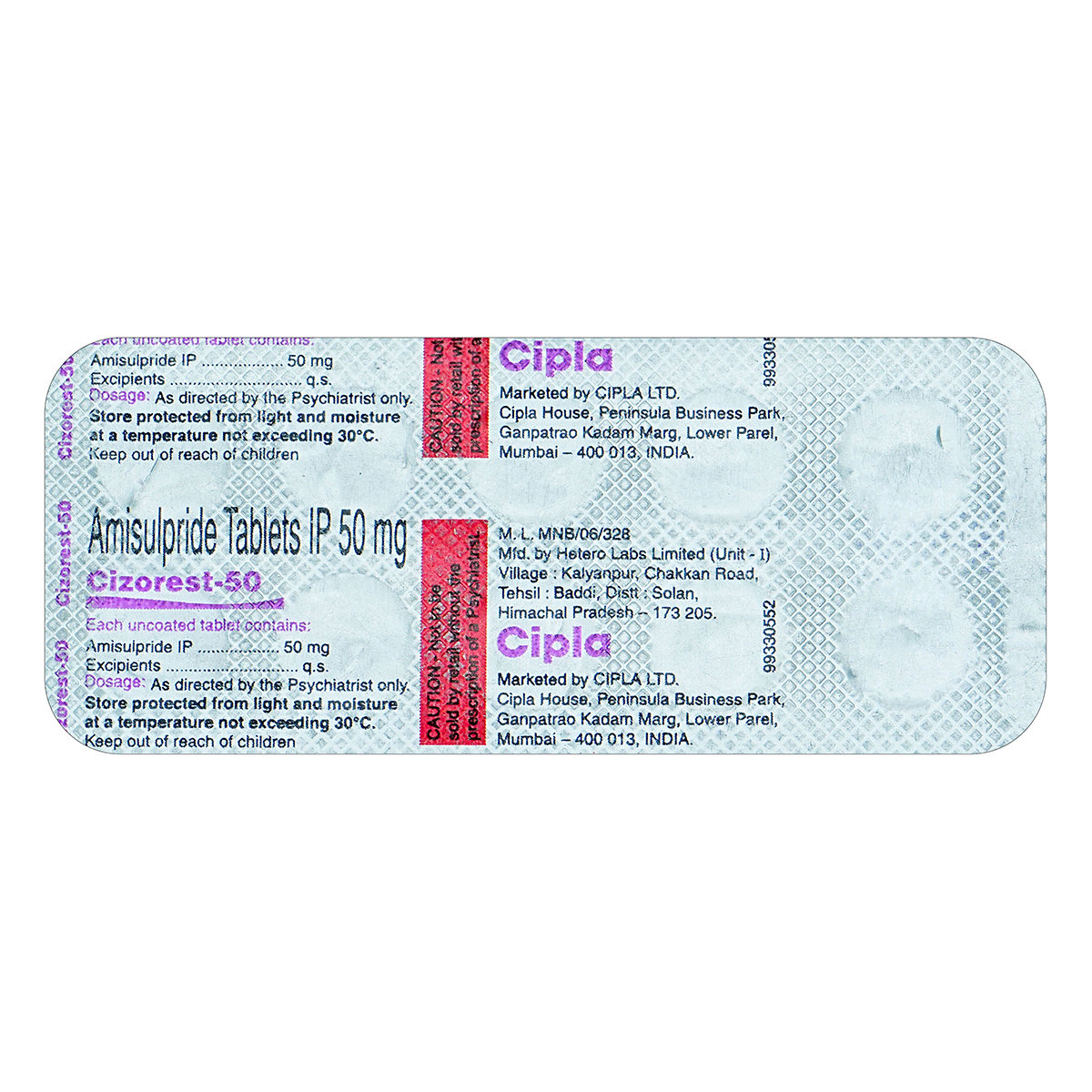 Cizorest-50 Tablet 10's, Pack of 10 TabletS Cizorest-50 Tablet 10's, Pack of 10 TabletS