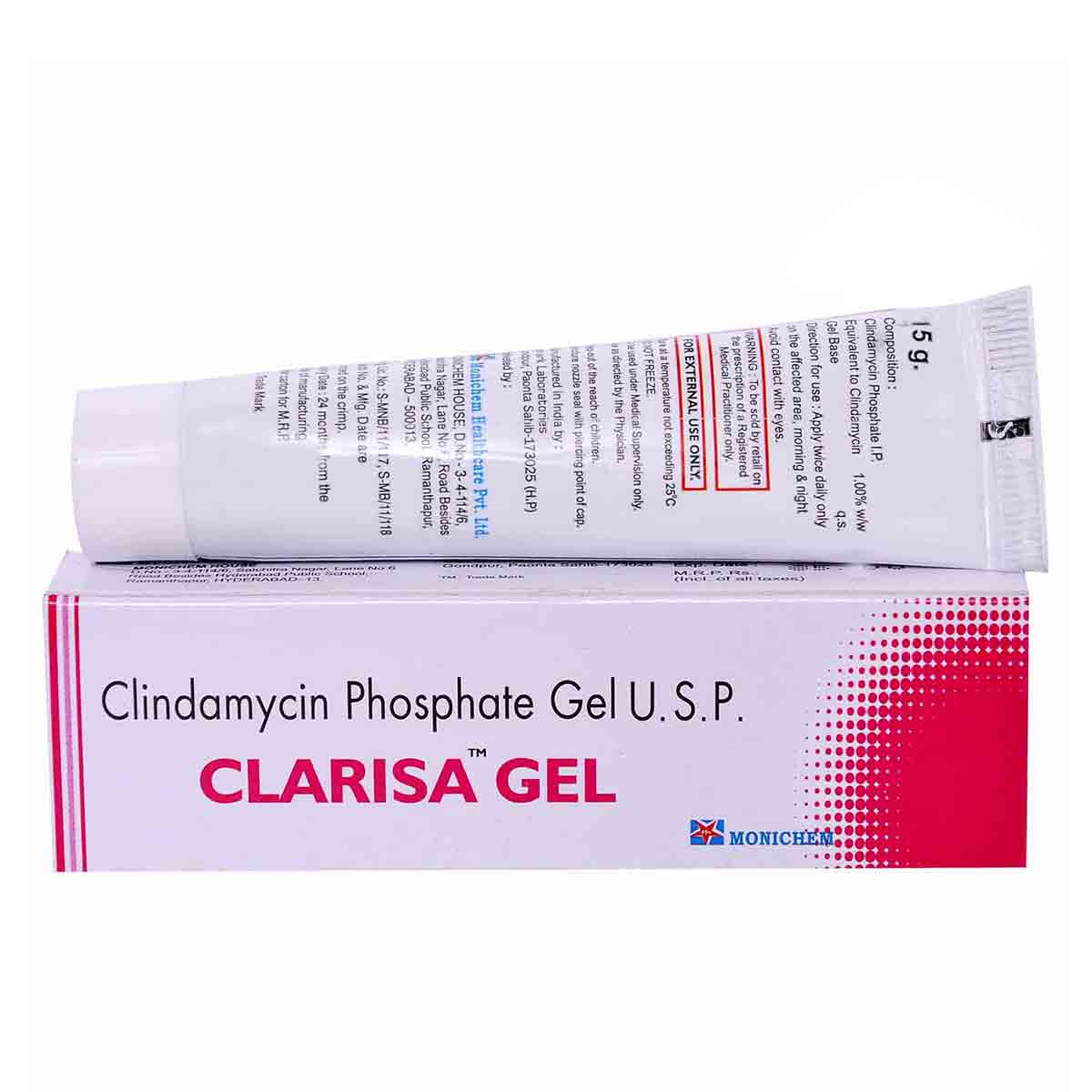Clarisa Gel, 15 gm, Pack of 1 Clarisa Gel, 15 gm, Pack of 1