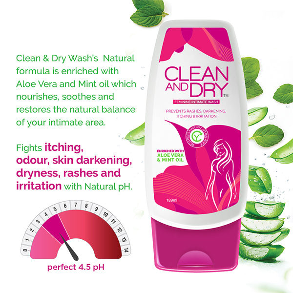 Clean & Dry Wash, Pack of 1 Clean & Dry Wash, Pack of 1