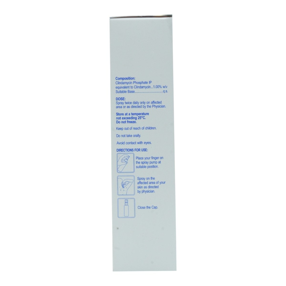 Clindac A 1% Mist Spray 100 ml, Pack of 1 SPRAY Clindac A 1% Mist Spray 100 ml, Pack of 1 SPRAY