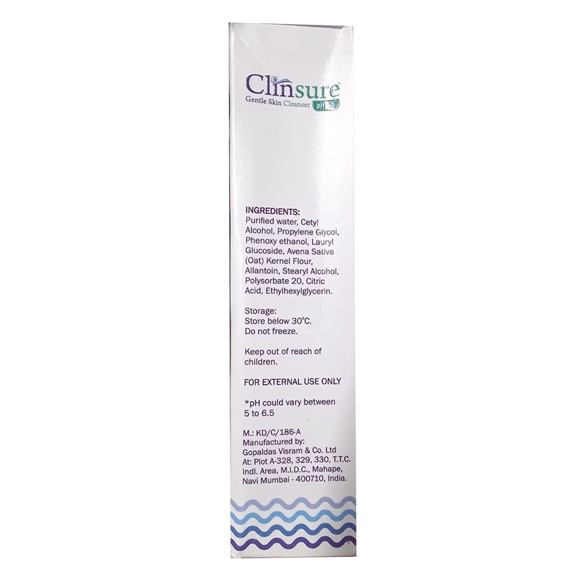 Clinsure PH 5.5 Gentle Skin Cleanser 500 ml, Pack of 1 Clinsure PH 5.5 Gentle Skin Cleanser 500 ml, Pack of 1