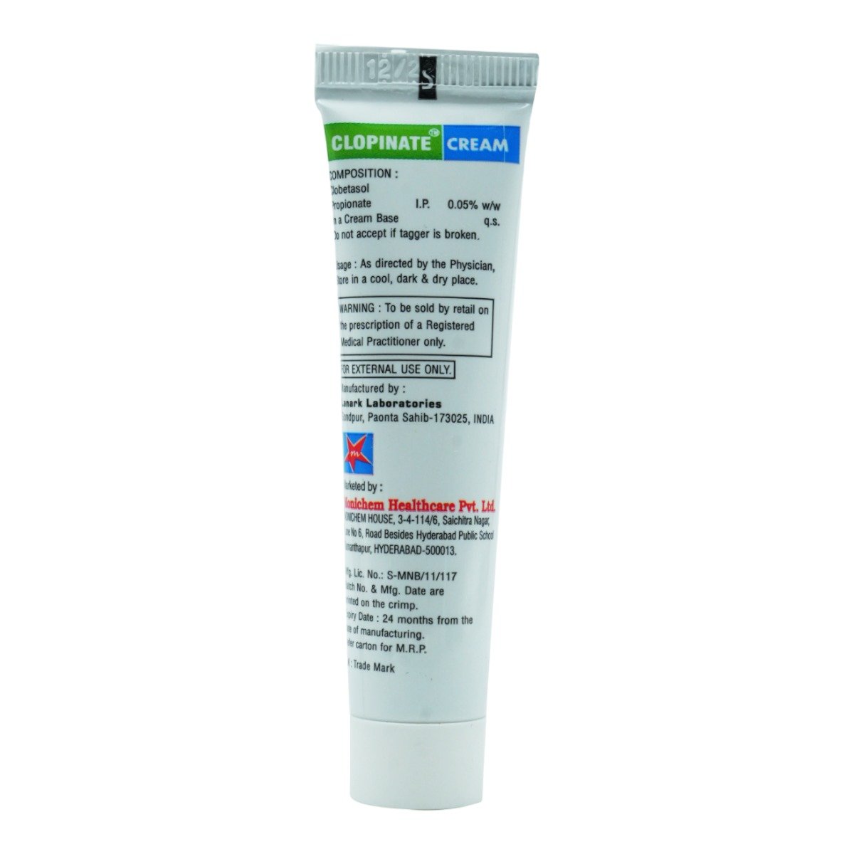 CLOPINATE CREAM 15GM, Pack of 1 OINTMENT CLOPINATE CREAM 15GM, Pack of 1 OINTMENT