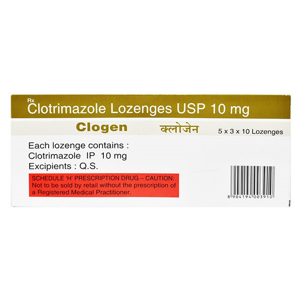 Clogen Lozenges 10's, Pack of 10 LOZENGES Clogen Lozenges 10's, Pack of 10 LOZENGES