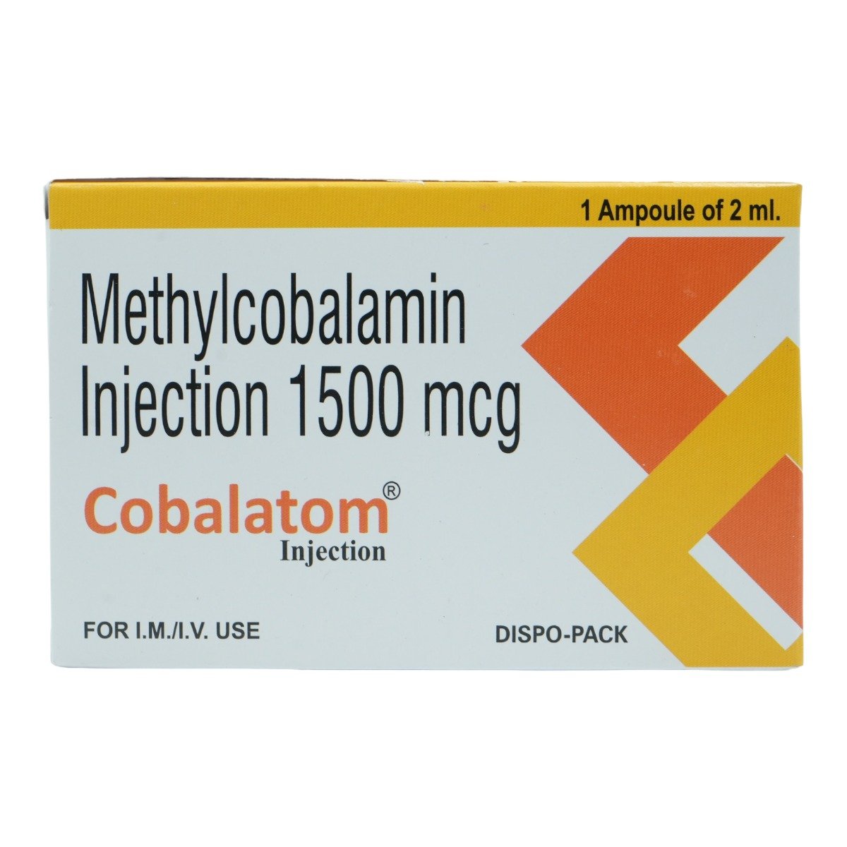 Cobalatom 1500 Injection 2 ml, Pack of 1 INJECTION Cobalatom 1500 Injection 2 ml, Pack of 1 INJECTION