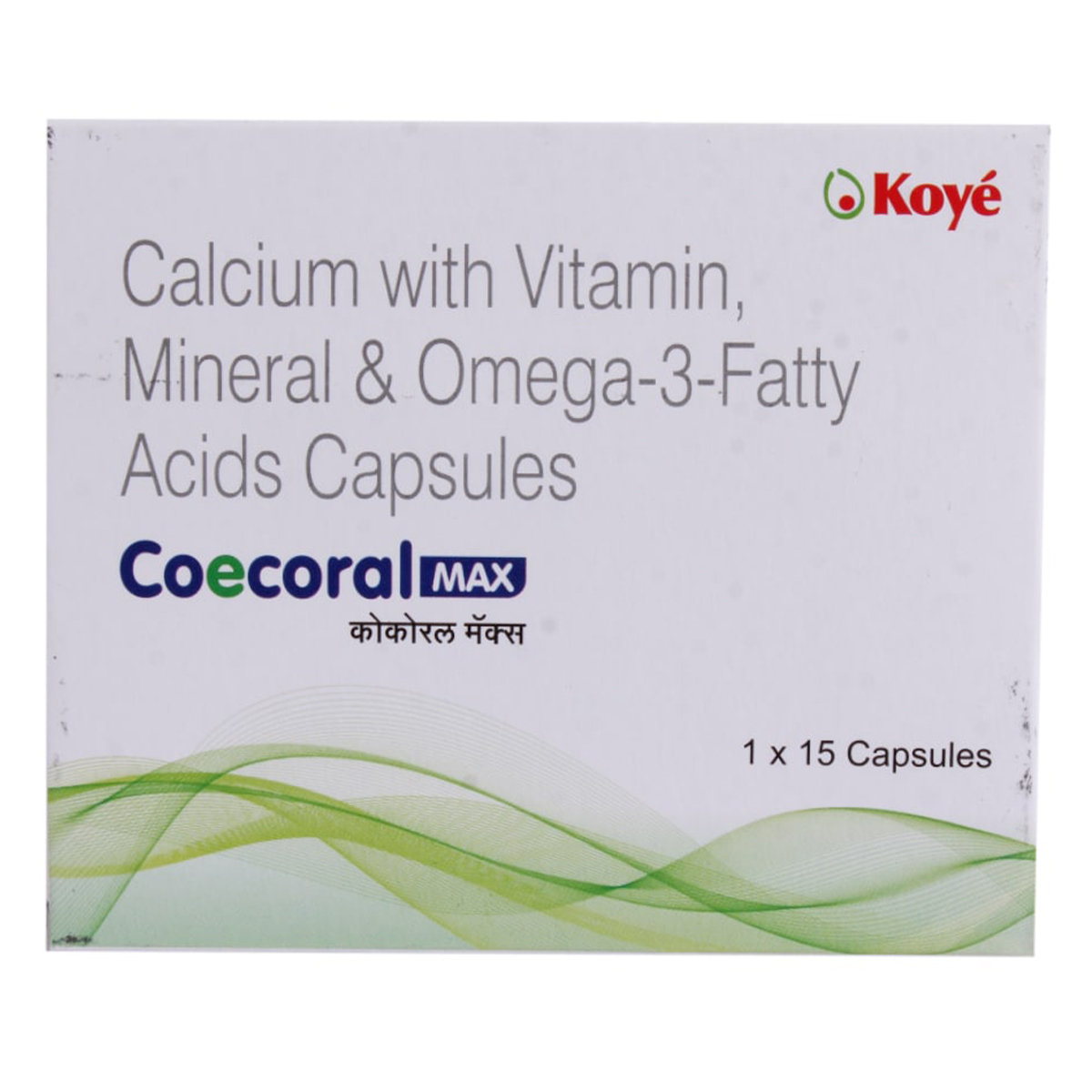 Coecoral Max Capsule 15's, Pack of 15 Coecoral Max Capsule 15's, Pack of 15