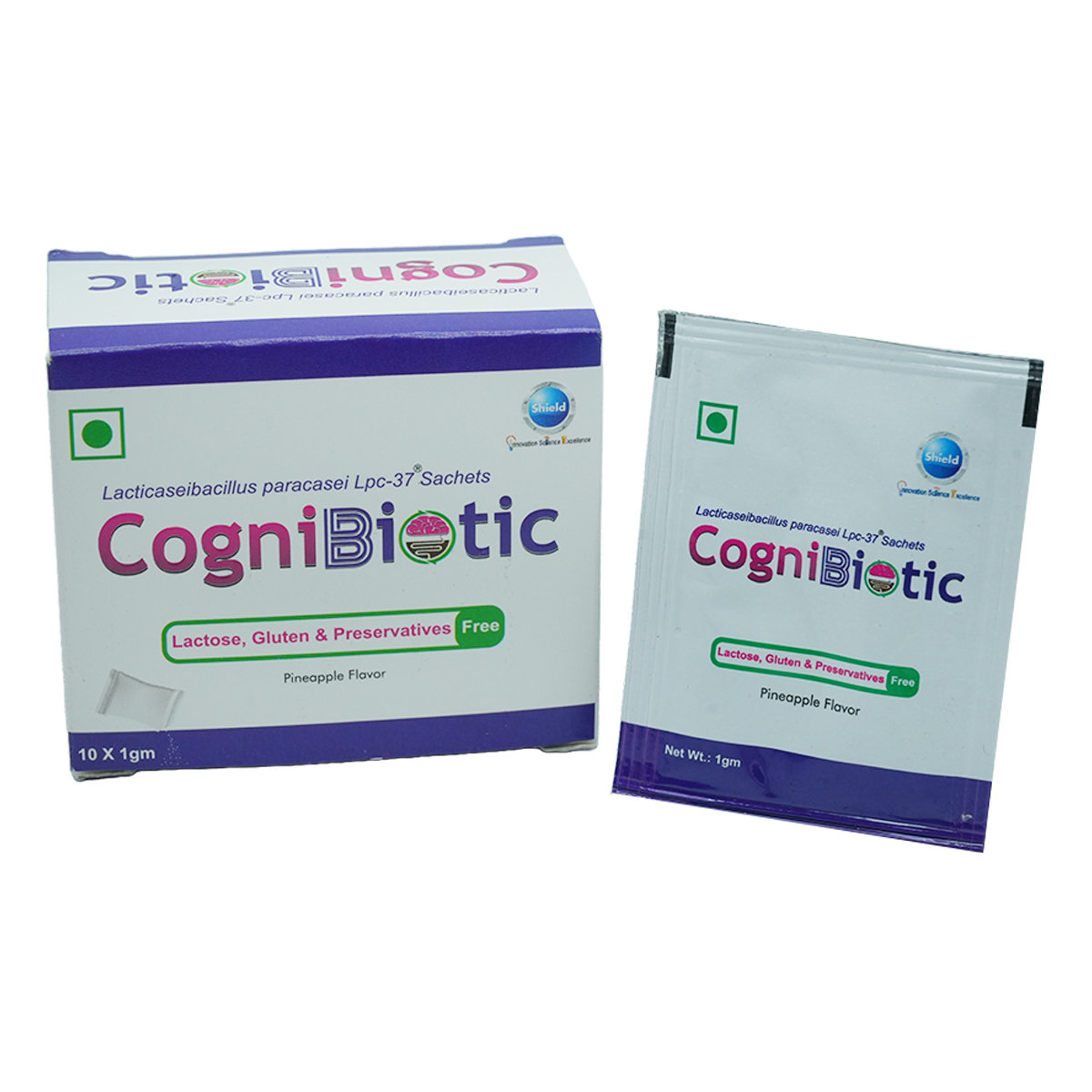 Cognibiotic Pineapple Flavour Sachet 1 gm, Pack of 1 Sachet Cognibiotic Pineapple Flavour Sachet 1 gm, Pack of 1 Sachet