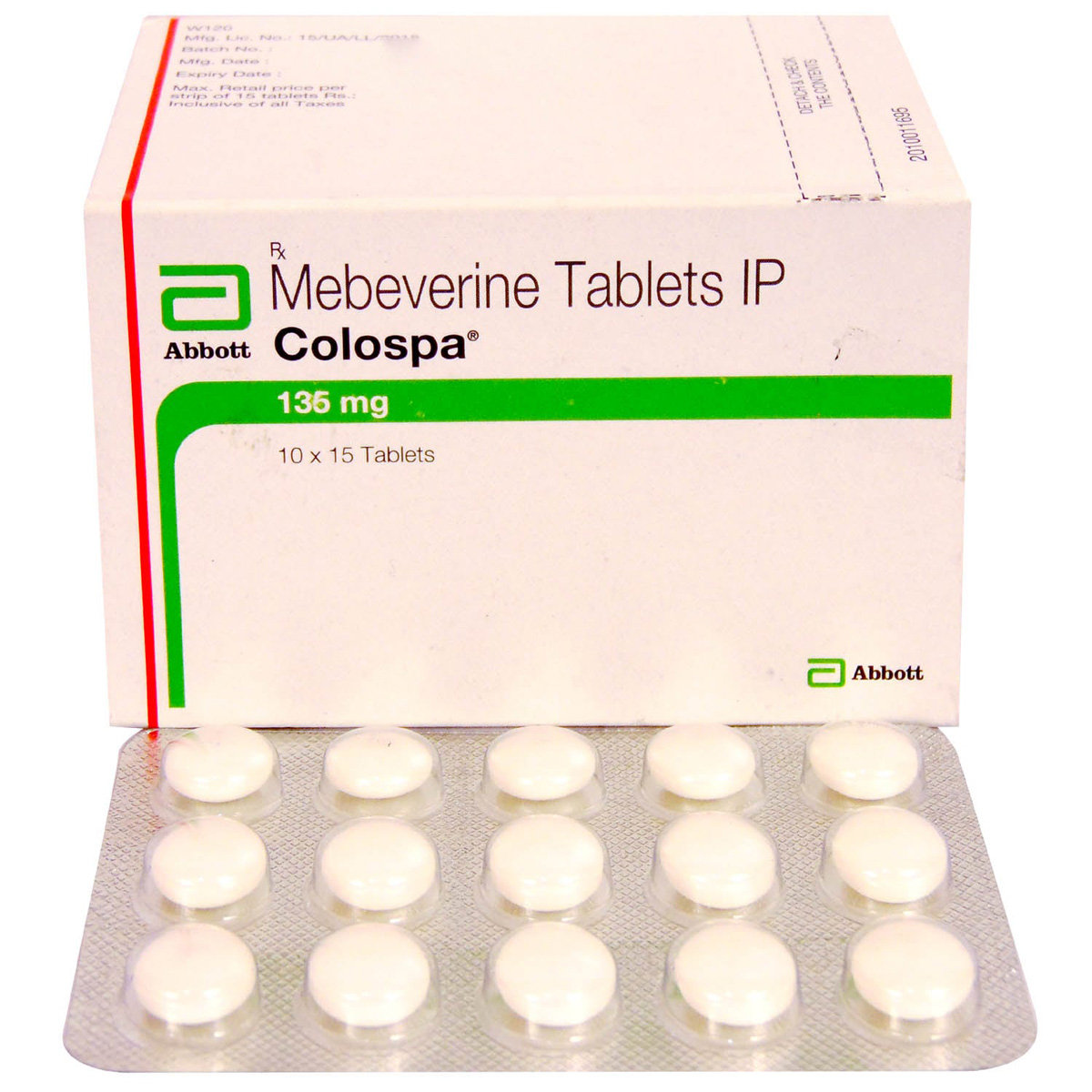 Colospa 135 mg Tablet 15's, Pack of 15 TABLETS Colospa 135 mg Tablet 15's, Pack of 15 TABLETS