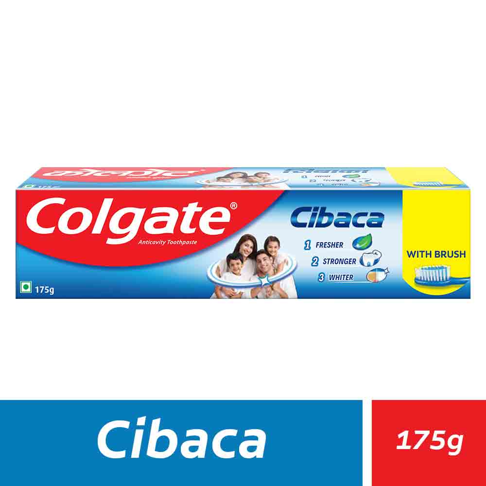 Colgate Cibaca Anticavity Toothpaste, 175 gm, Pack of 1 Colgate Cibaca Anticavity Toothpaste, 175 gm, Pack of 1