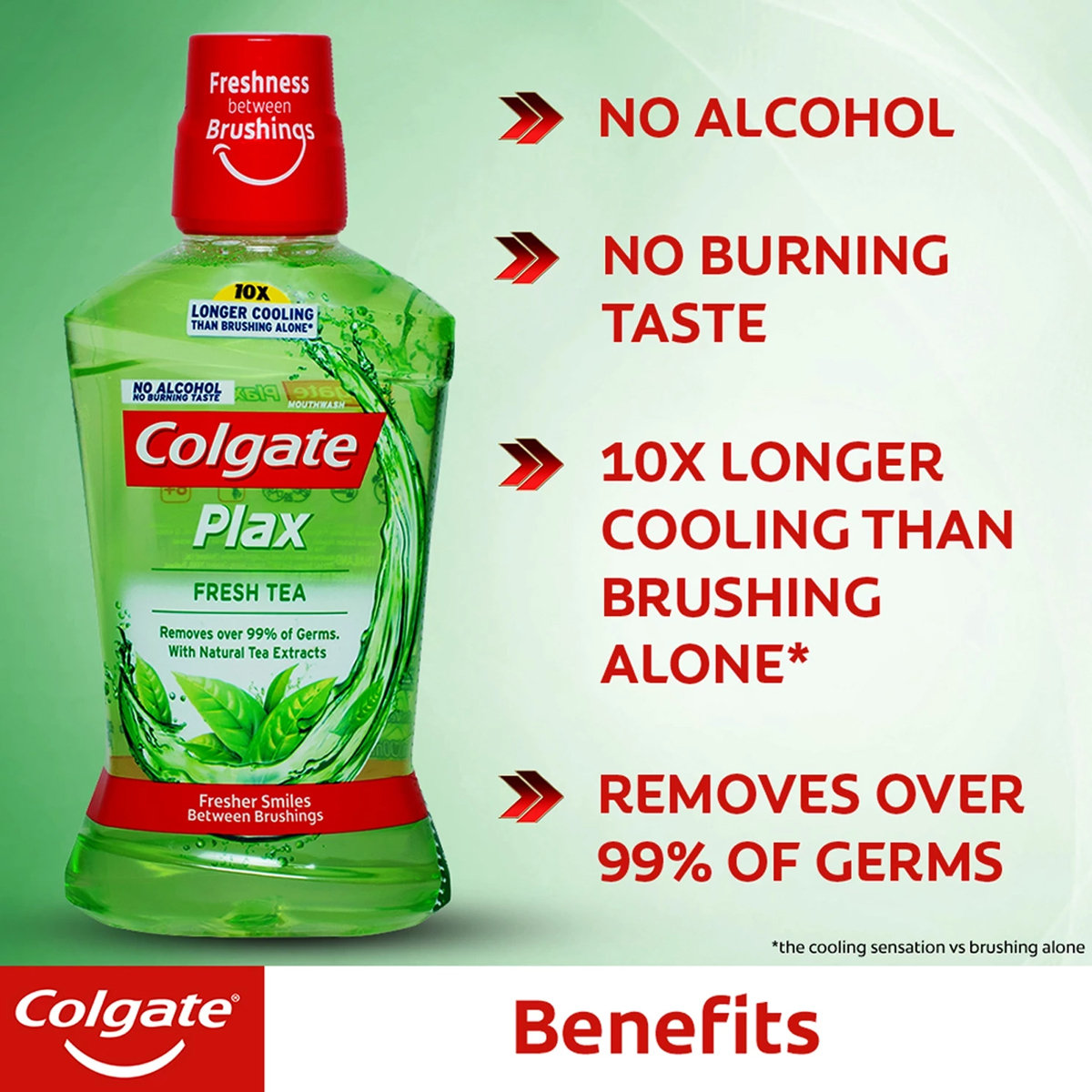 Colgate Plax Fresh Tea Mouthwash, 100 ml, Pack of 1 Colgate Plax Fresh Tea Mouthwash, 100 ml, Pack of 1