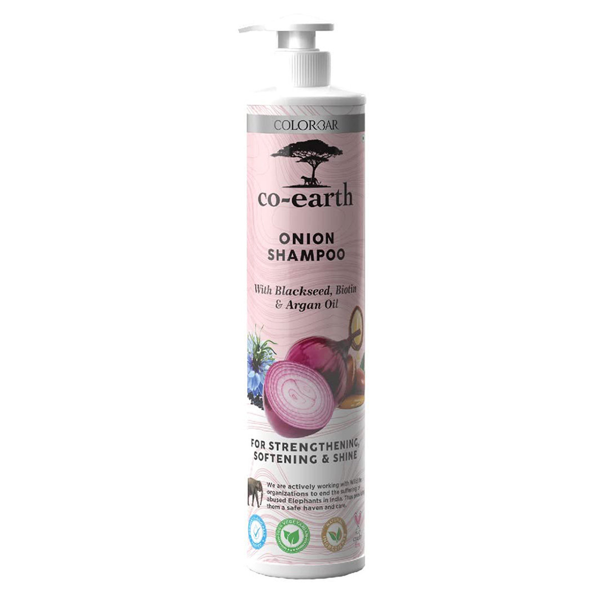 Colorbar Co-Earth Onion Shampoo, 300 ml, Pack of 1 Colorbar Co-Earth Onion Shampoo, 300 ml, Pack of 1