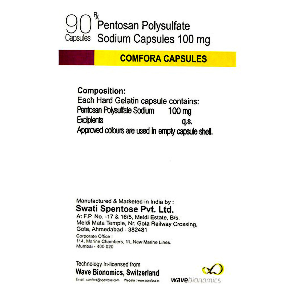 Comfora Capsule 90's, Pack of 1 Capsule Comfora Capsule 90's, Pack of 1 Capsule
