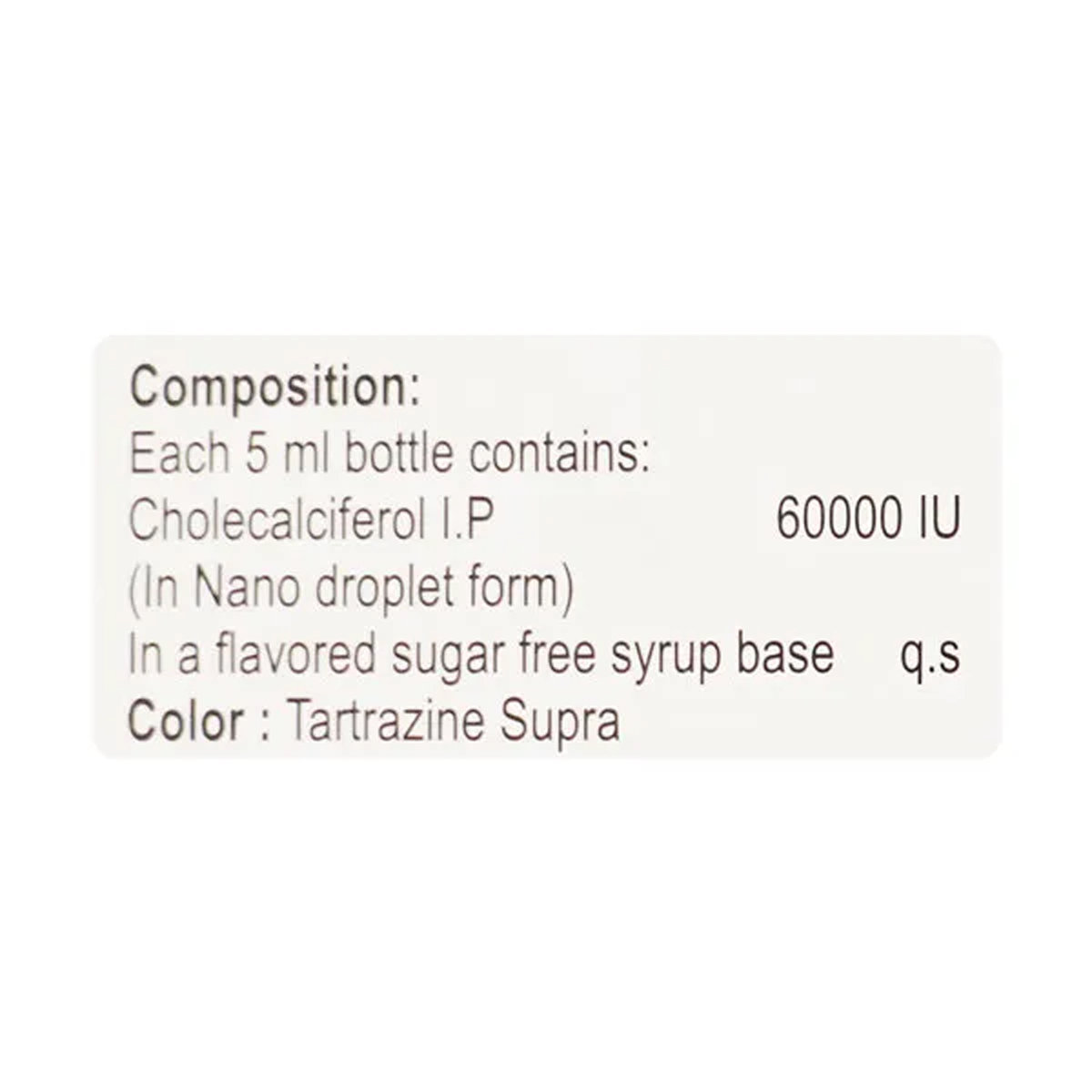 Com-D3 Solution 5 ml, Pack of 1 Com-D3 Solution 5 ml, Pack of 1