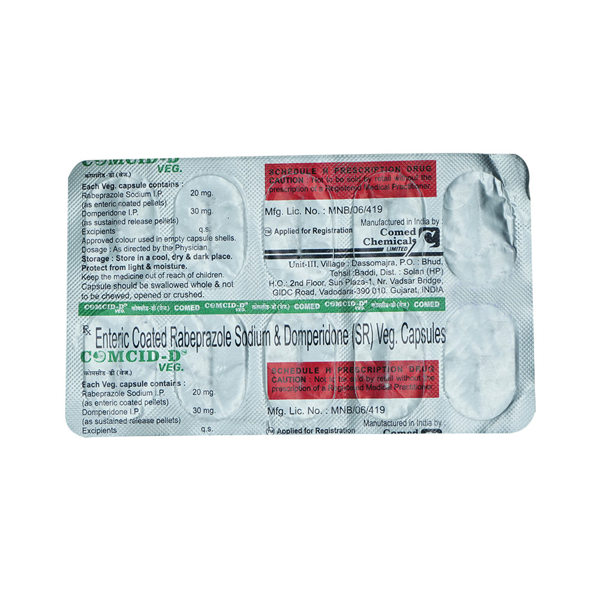 Comcid-D Veg Capsule 10's, Pack of 10 Comcid-D Veg Capsule 10's, Pack of 10