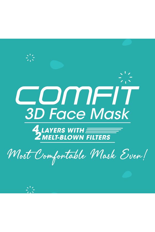 Romsons Comfit 3D 4 Layer Face Mask, 25 Count, Pack of 25 Romsons Comfit 3D 4 Layer Face Mask, 25 Count, Pack of 25