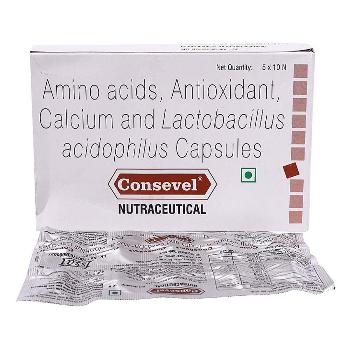 Consevel Capsule 10's, Pack of 10 CAPSULES Consevel Capsule 10's, Pack of 10 CAPSULES