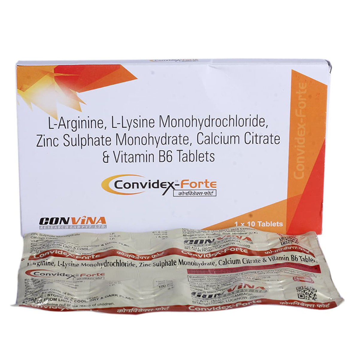 Convidex Forte Tablet 10's, Pack of 10 TABLETS Convidex Forte Tablet 10's, Pack of 10 TABLETS