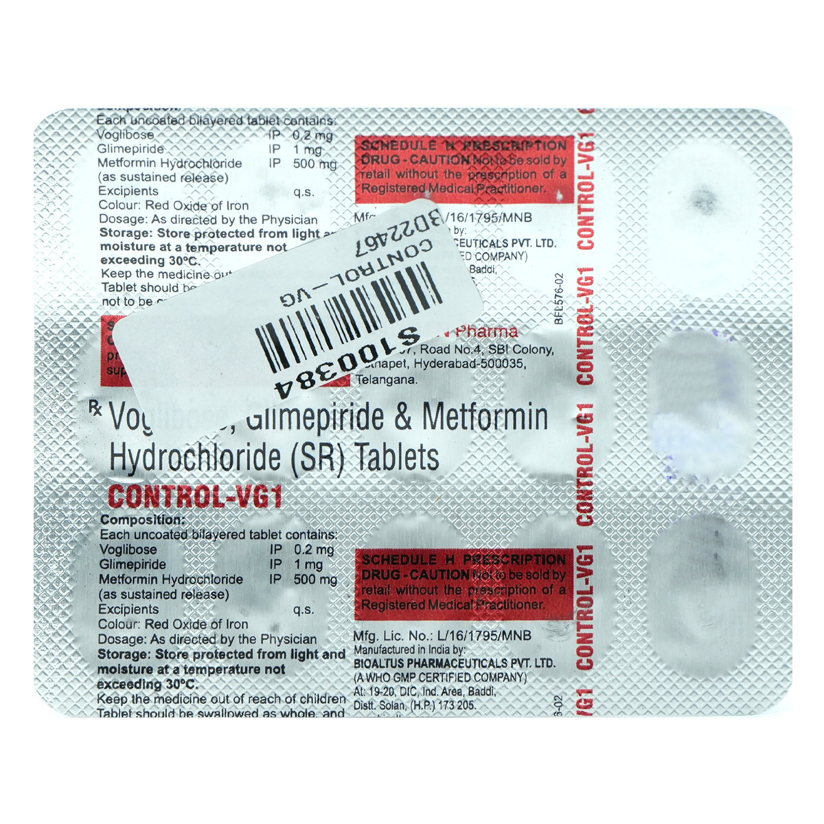 Control-VG1 Tablet 15's, Pack of 15 TabletS Control-VG1 Tablet 15's, Pack of 15 TabletS