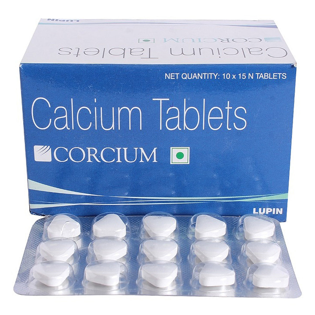 Corcium Tablet 15's, Pack of 15 TABLETS Corcium Tablet 15's, Pack of 15 TABLETS