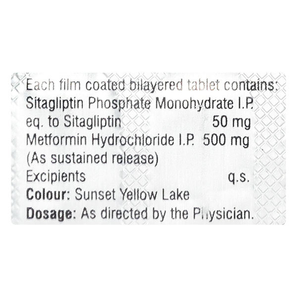 Corsita M 50 mg/500 mg Tablet 10's, Pack of 10 TabletS Corsita M 50 mg/500 mg Tablet 10's, Pack of 10 TabletS