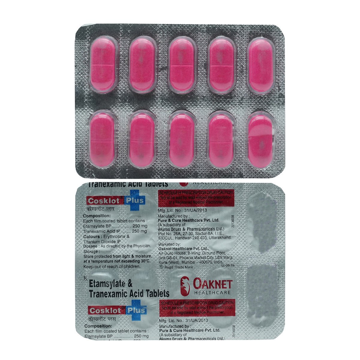 Cosklot Plus Tablet 10's, Pack of 10 TabletS Cosklot Plus Tablet 10's, Pack of 10 TabletS