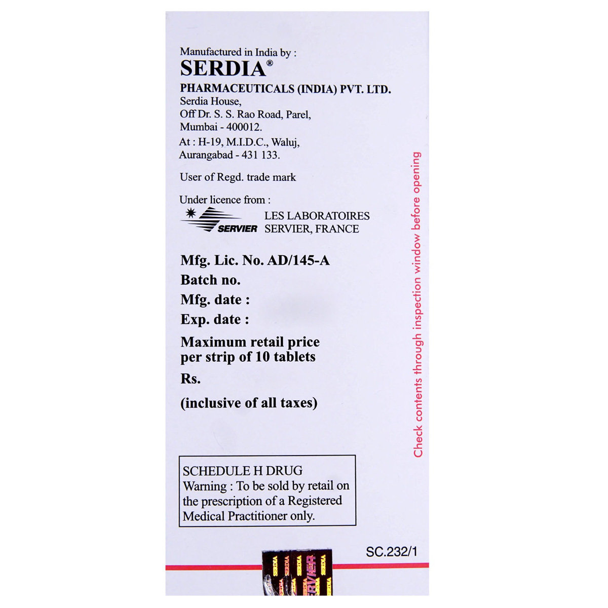 Coversyl-AM 8/5 Tablet 10's, Pack of 10 TABLETS Coversyl-AM 8/5 Tablet 10's, Pack of 10 TABLETS