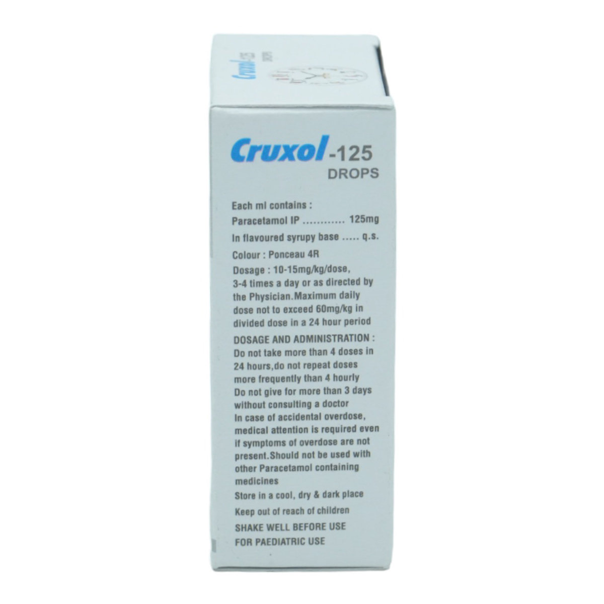 Cruxol-125 Drops 15 ml, Pack of 1 DROPS Cruxol-125 Drops 15 ml, Pack of 1 DROPS