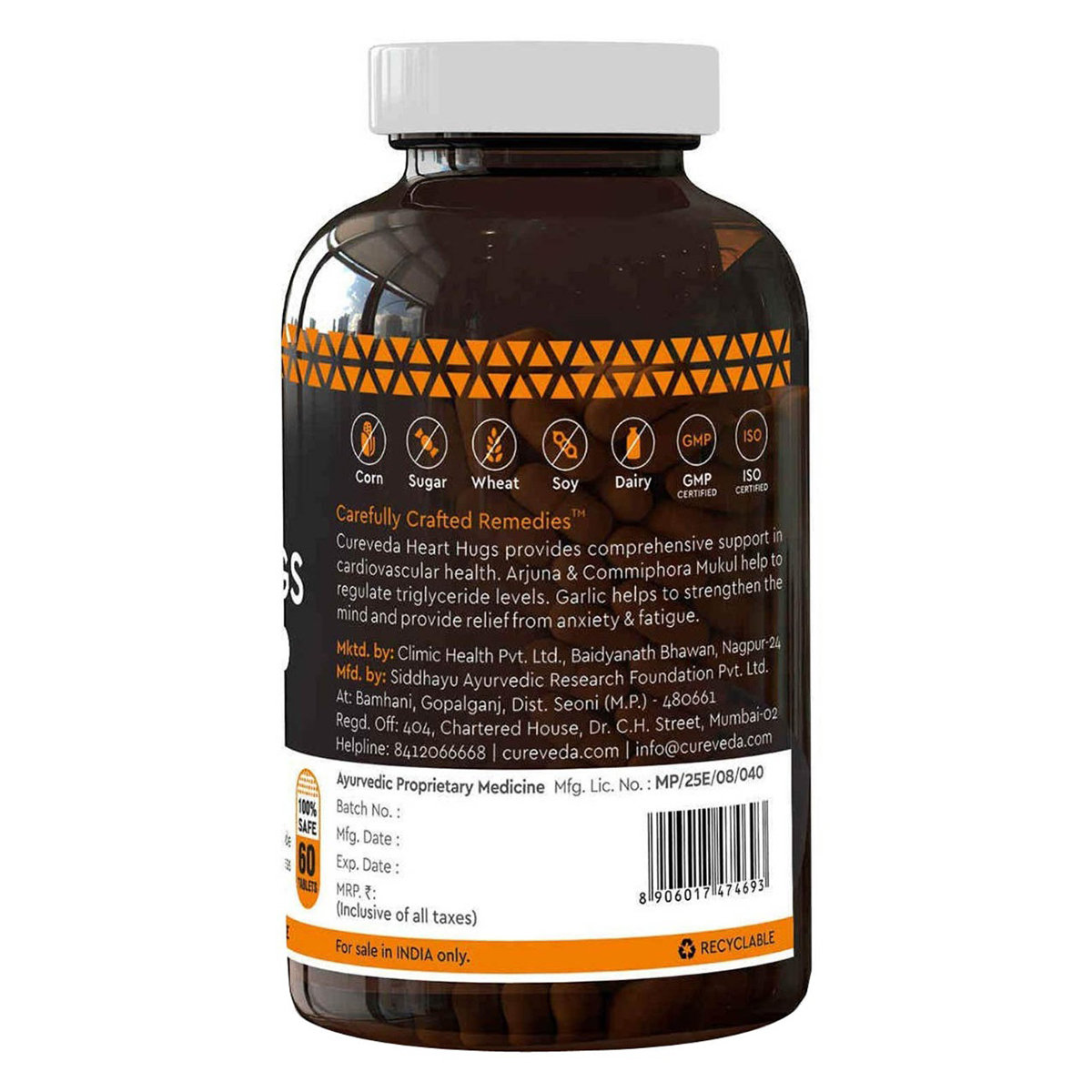 Cureveda Brain Boost, 30 Tablets, Pack of 1 Cureveda Brain Boost, 30 Tablets, Pack of 1