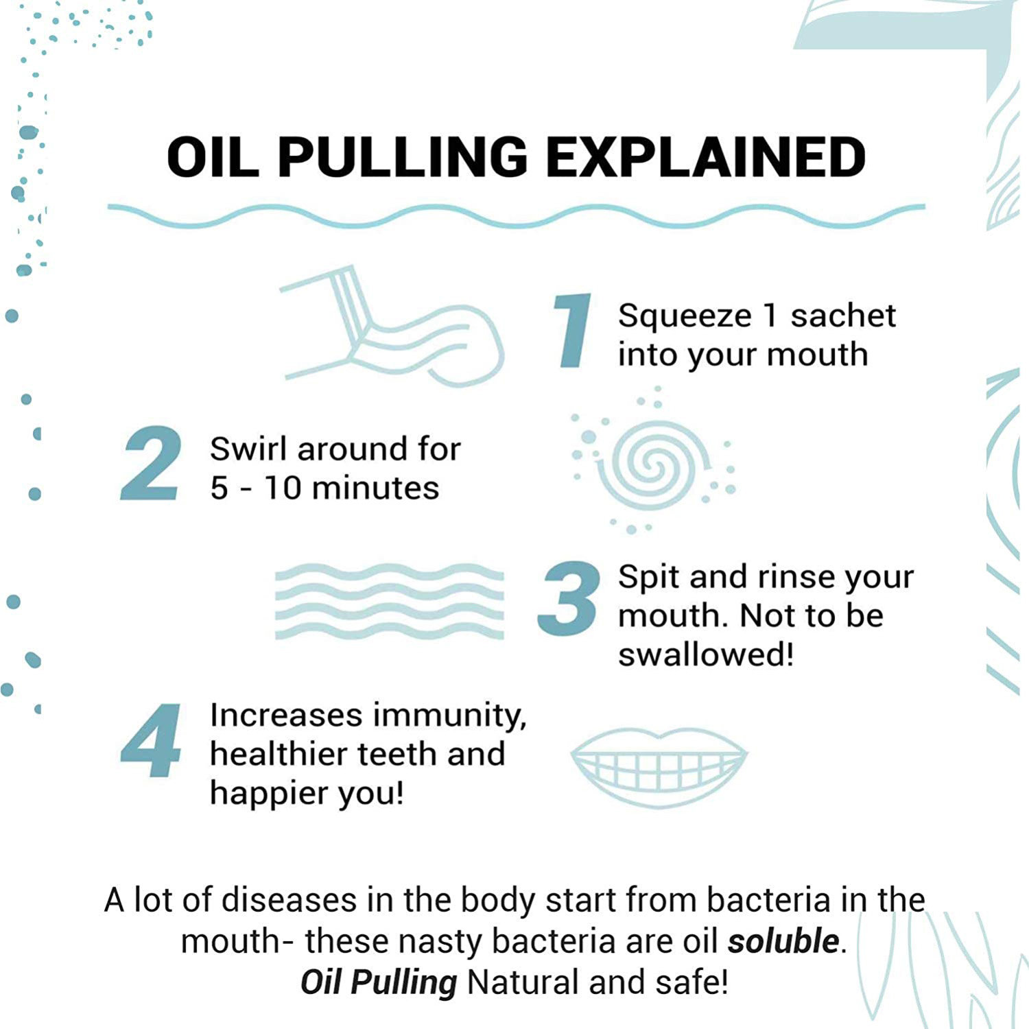 Cureveda Sparkle Oil Pulling, 270 gm, Pack of 1 Cureveda Sparkle Oil Pulling, 270 gm, Pack of 1