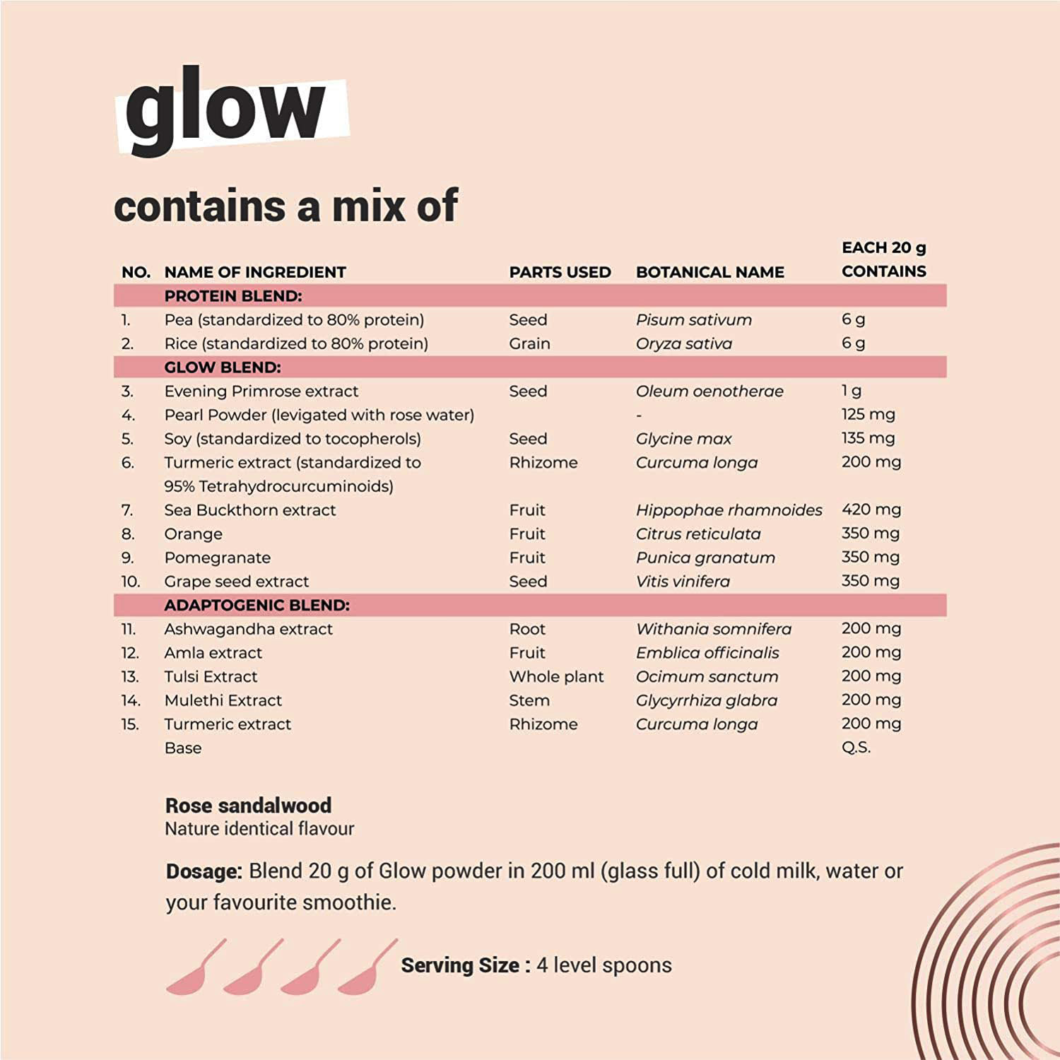 Cureveda Glow Adaptogenic Beauty Protein Powder, 300 gm, Pack of 1 Cureveda Glow Adaptogenic Beauty Protein Powder, 300 gm, Pack of 1