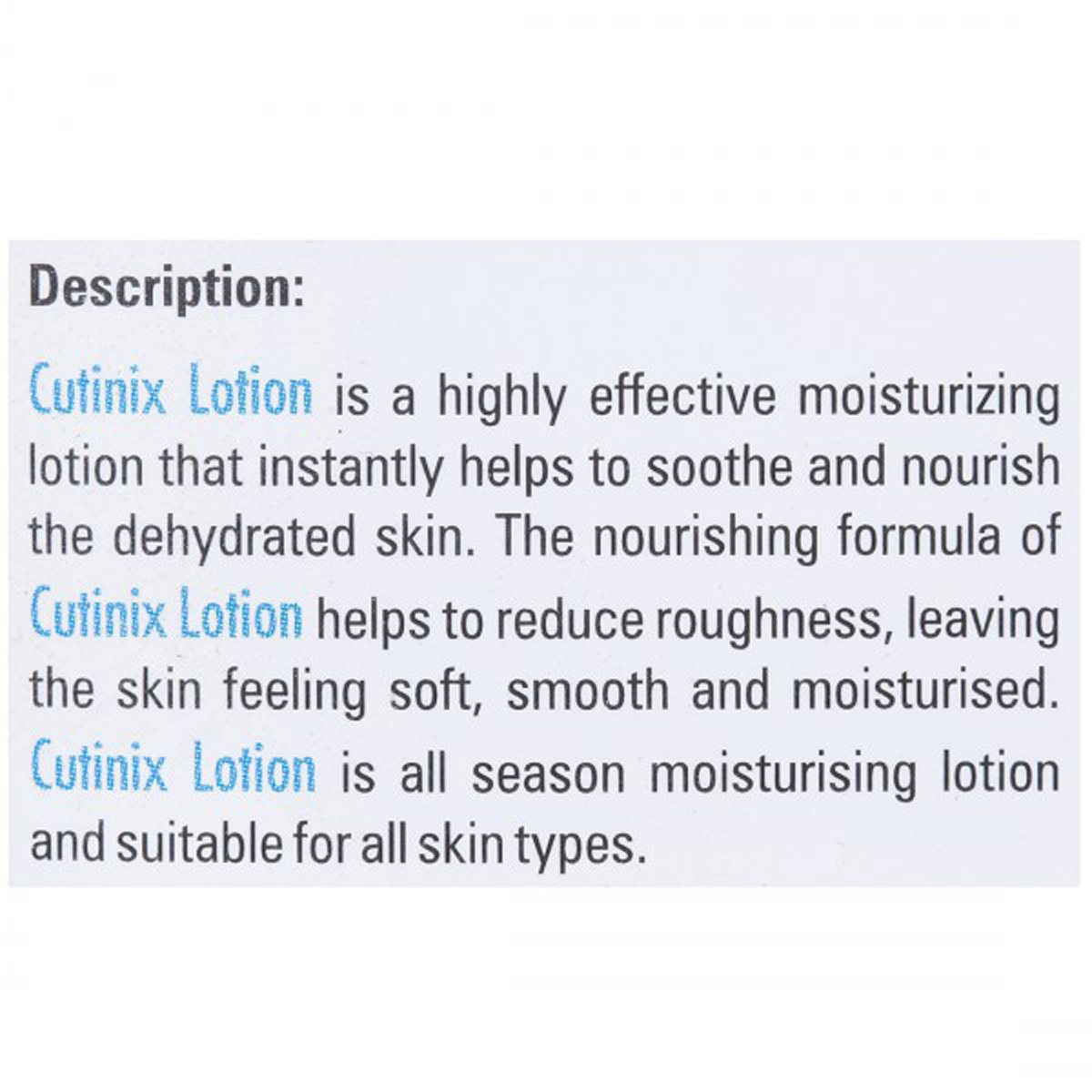 Cutinix Lotion 100 gm, Pack of 1 Cutinix Lotion 100 gm, Pack of 1