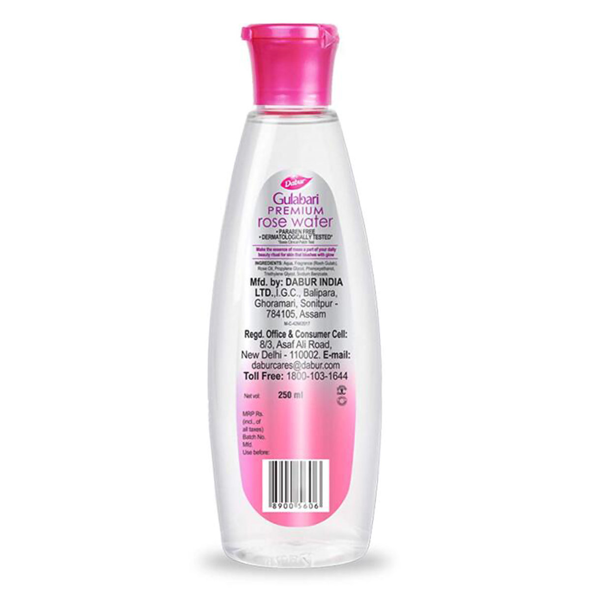 Dabur Gulabari Premium Rose Water, 250 ml, Pack of 1 Dabur Gulabari Premium Rose Water, 250 ml, Pack of 1