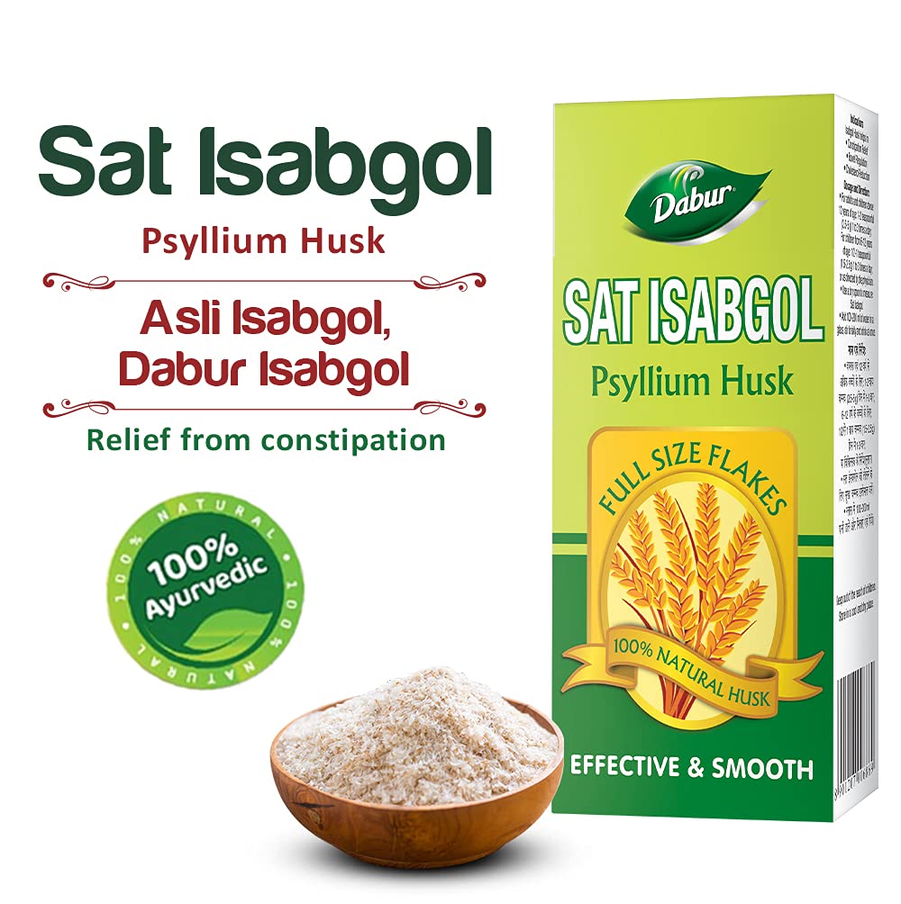 Dabur Sat Isabgol Powder, 100 gm, Pack of 1 Dabur Sat Isabgol Powder, 100 gm, Pack of 1