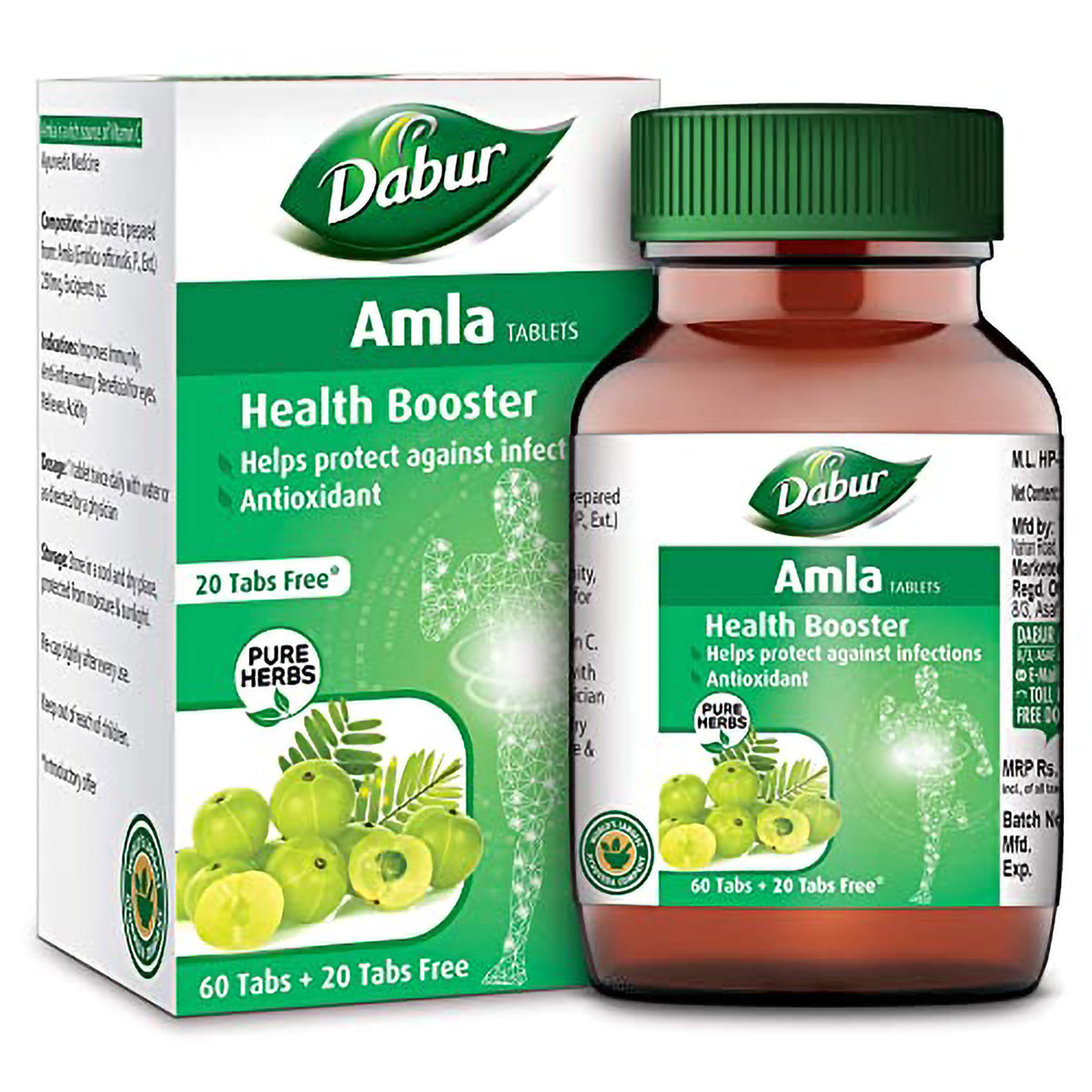 Dabur Amla, 60 Tablets, Pack of 1 Dabur Amla, 60 Tablets, Pack of 1