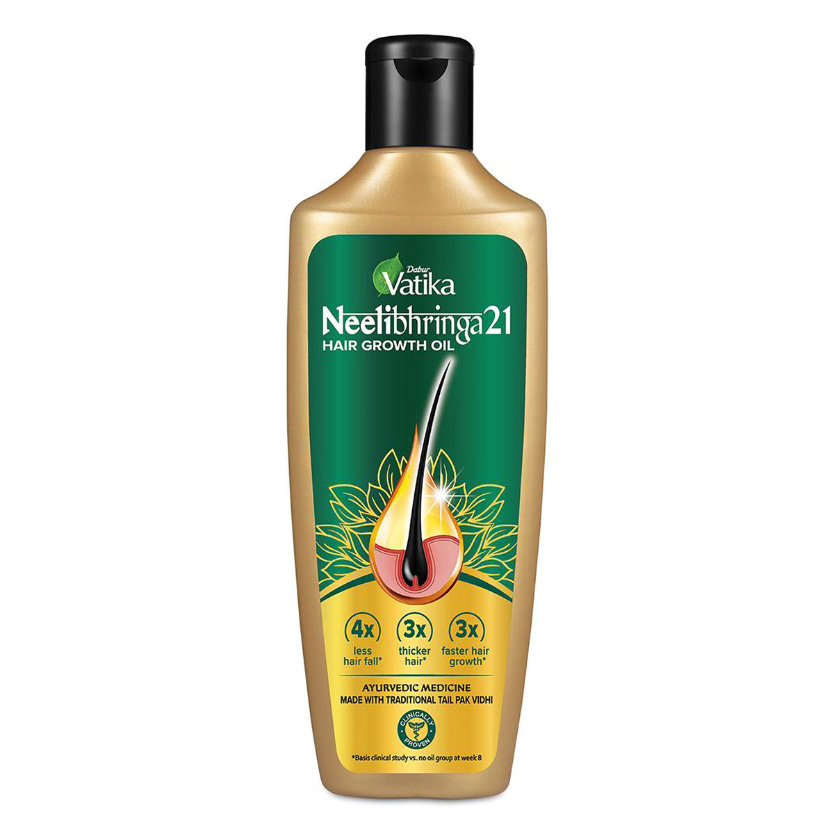 Dabur Vatika Neelibhringa 21 Hair Growth Oil, 100 ml, Pack of 1 Dabur Vatika Neelibhringa 21 Hair Growth Oil, 100 ml, Pack of 1
