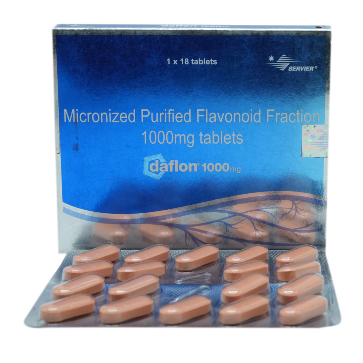 Daflon 1000 mg Tablet 18's, Pack of 18 Daflon 1000 mg Tablet 18's, Pack of 18