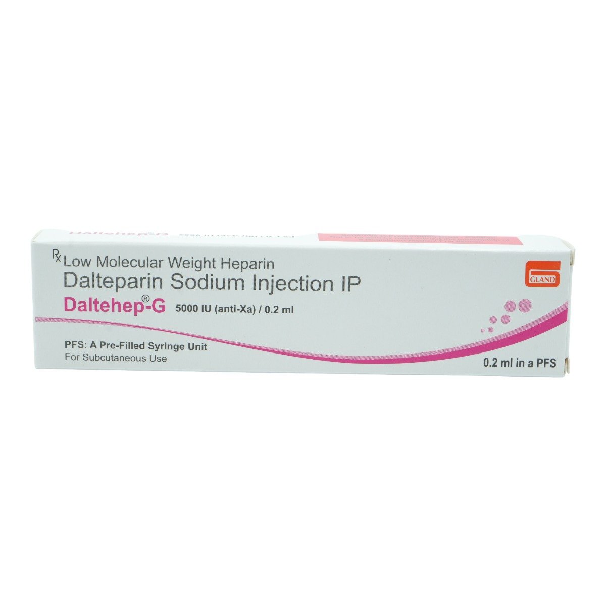 Daltehep-G 5000IU Injection 0.2 ml, Pack of 1 INJECTION Daltehep-G 5000IU Injection 0.2 ml, Pack of 1 INJECTION