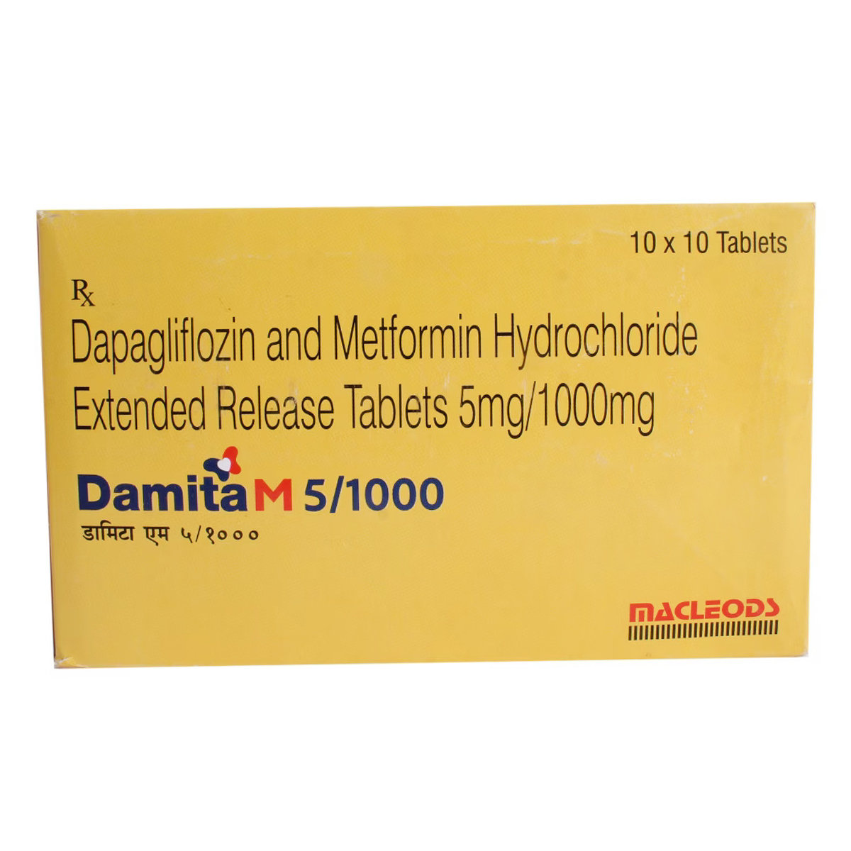Damita M 5/1000 Tablet 10's, Pack of 10 TABLETS Damita M 5/1000 Tablet 10's, Pack of 10 TABLETS