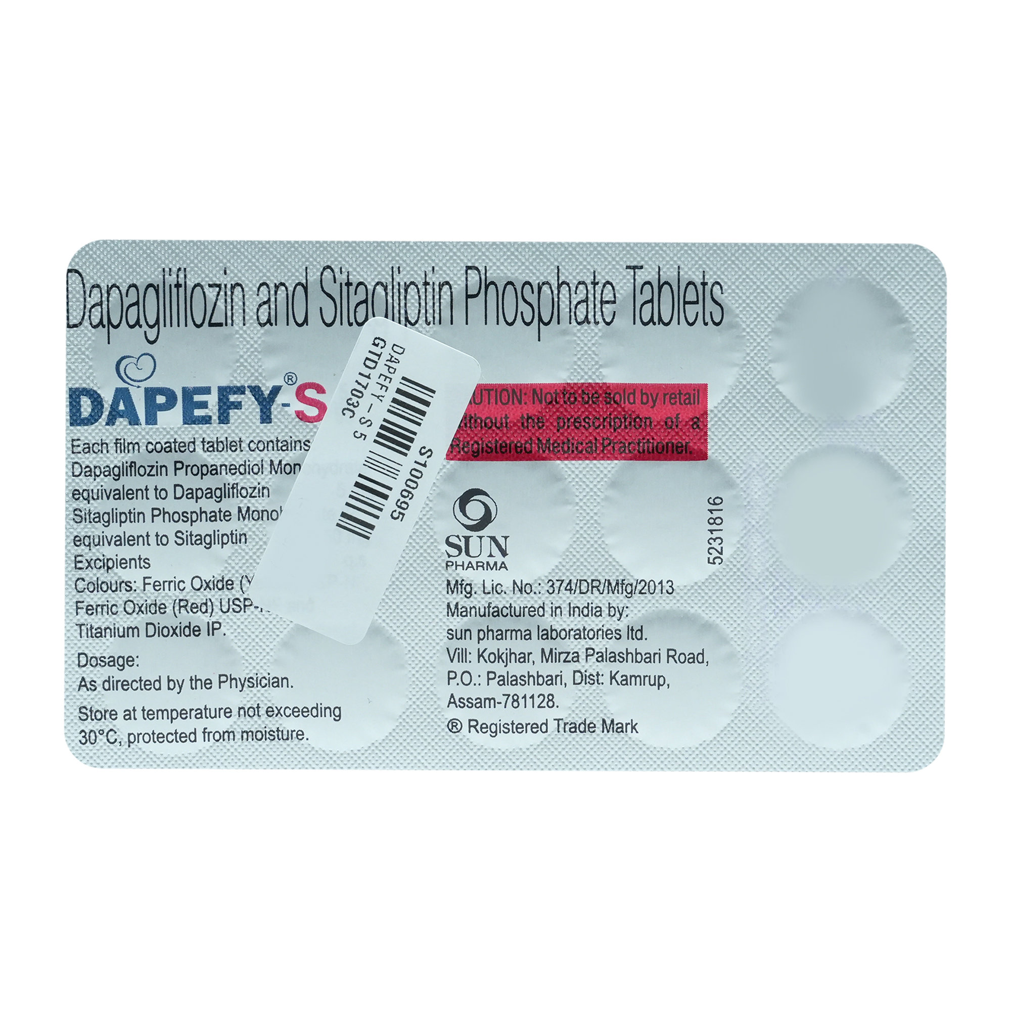 Dapefy-S 5/50 Tablet 15's, Pack of 15 Dapefy-S 5/50 Tablet 15's, Pack of 15